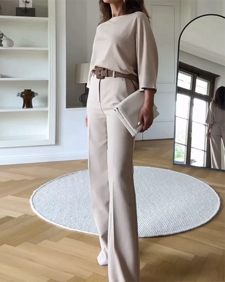Elegantes Zweiteiliges Damen Set