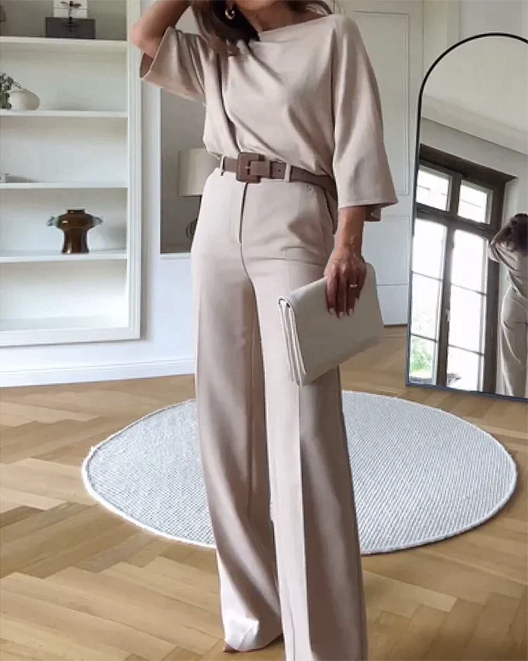 Elegantes Zweiteiliges Damen Set