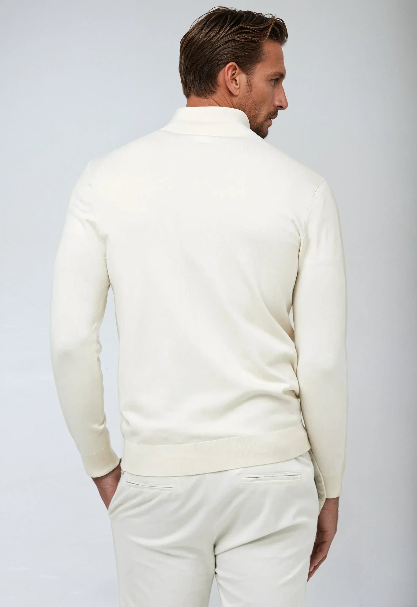 Casual Halb-zippullover