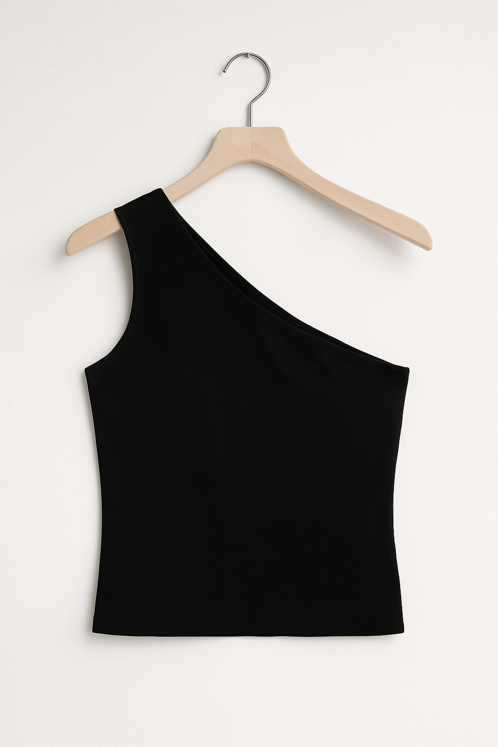 One-Shoulder-Top für Damen aus Elastischem Material