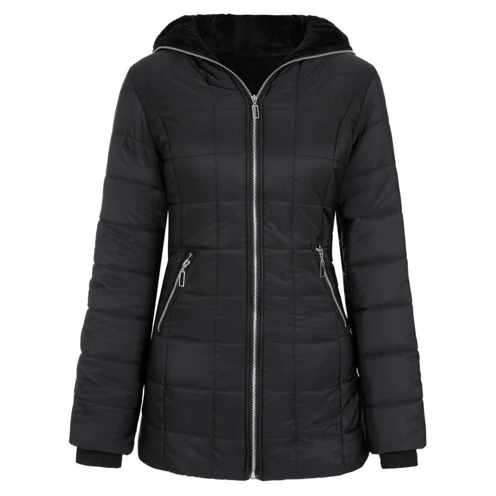 Fleecegefütterte Winterjacke