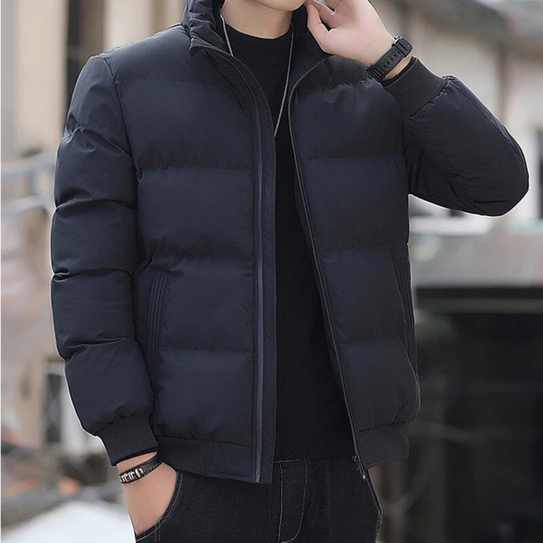 Gepolsterte Winterjacke aus Baumwolle