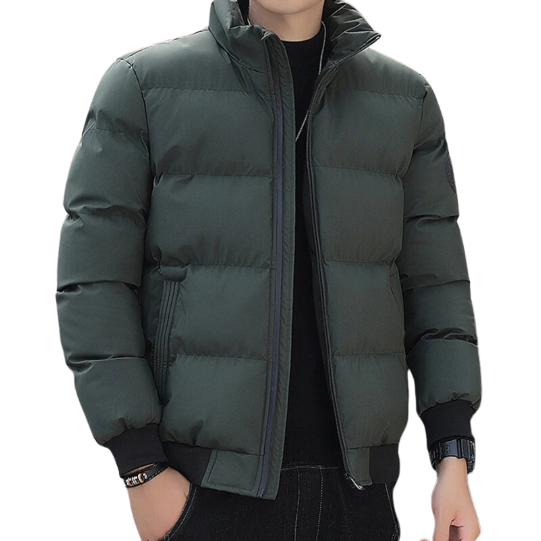 Gepolsterte Winterjacke aus Baumwolle