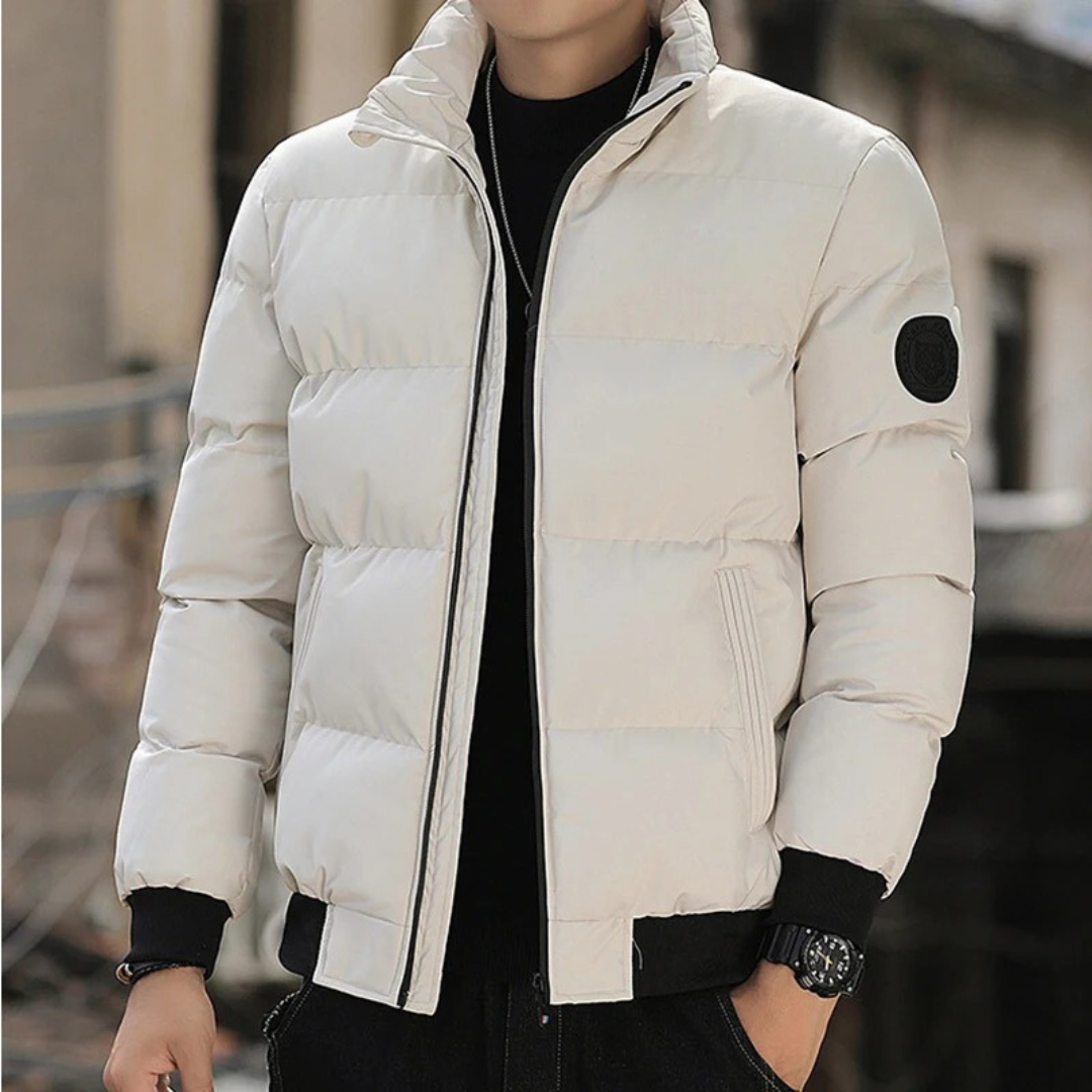 Gepolsterte Winterjacke aus Baumwolle