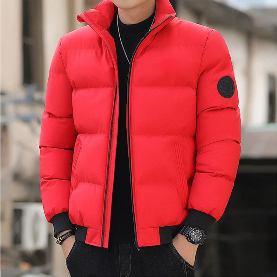 Gepolsterte Winterjacke aus Baumwolle