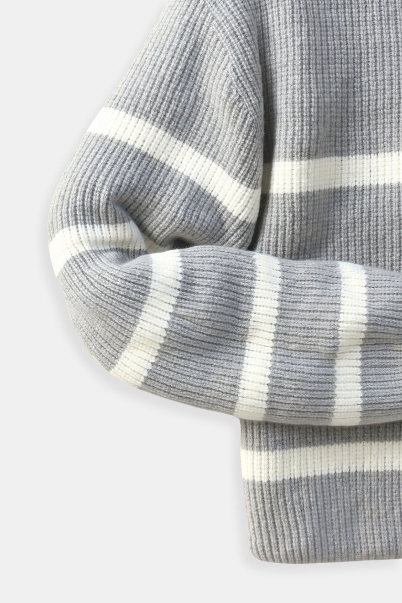 Gestreifter Zip-Pullover für Herren