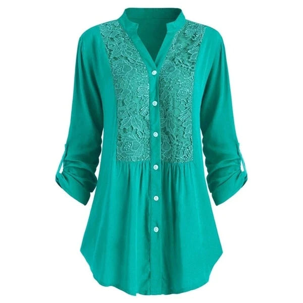 Luna | Elegante Bluse Damen mit Puffärmel