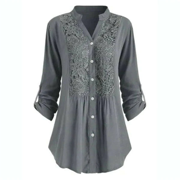 Luna | Elegante Bluse Damen mit Puffärmel