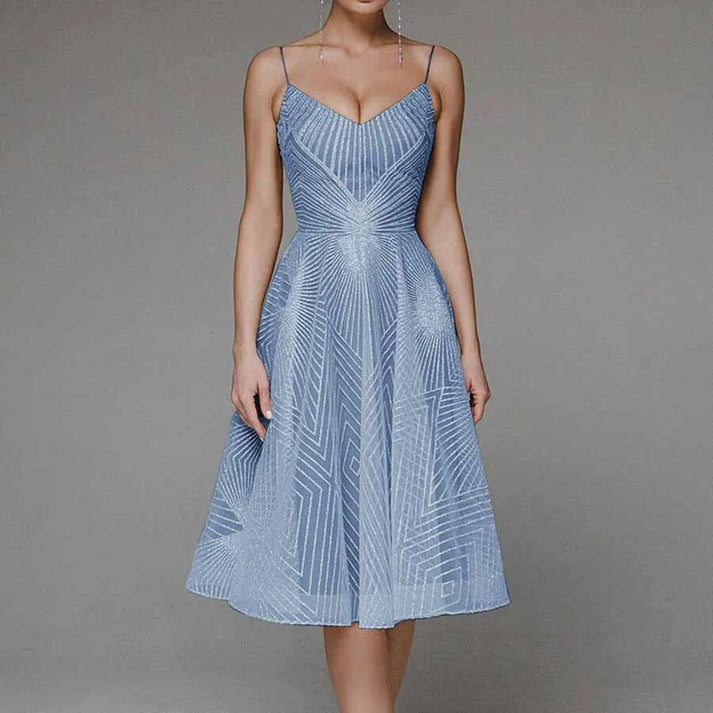 Variant image for Lana | Elegantes Midikleid mit offenem Rücken für Damen-15