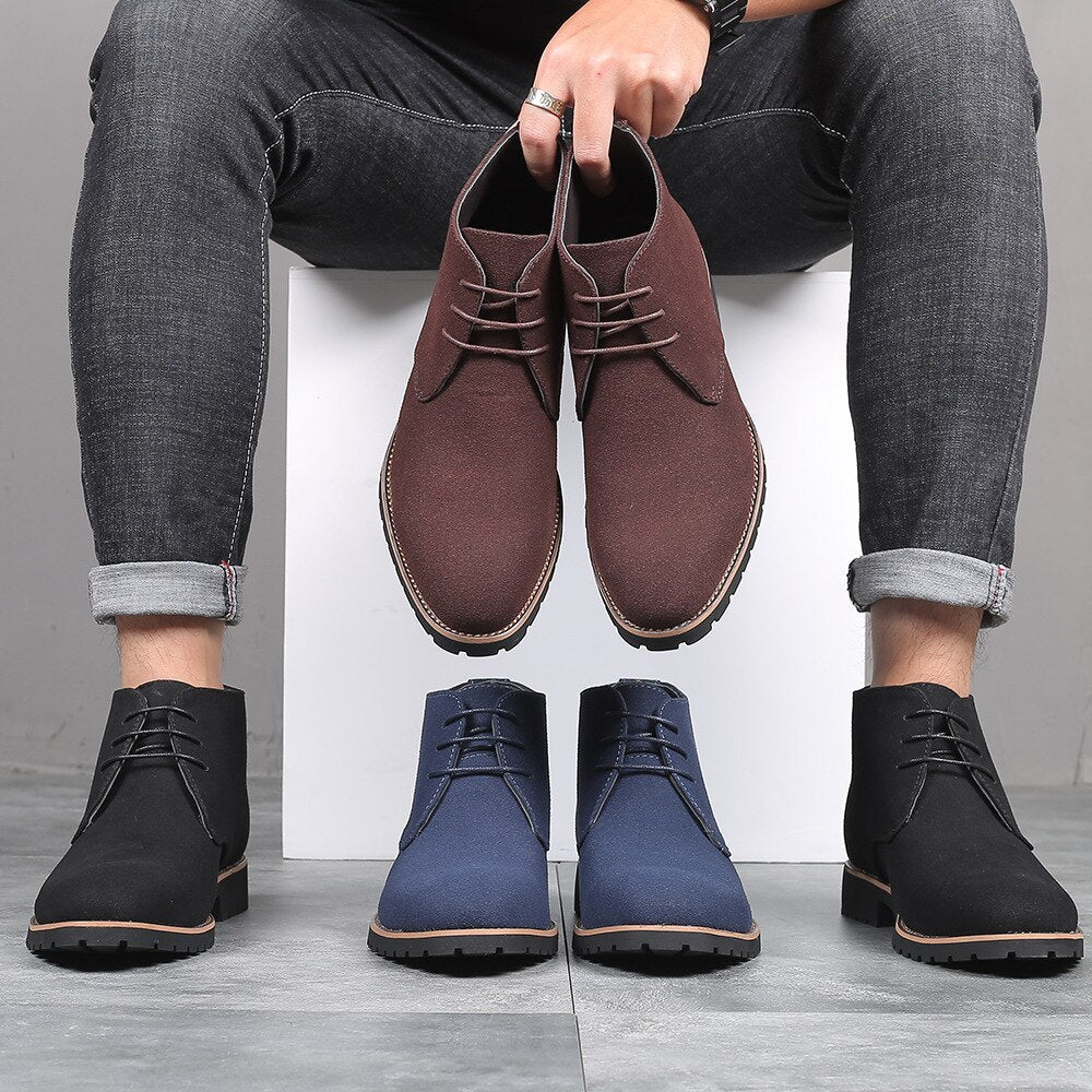 Herren Ankle Boots aus Hochwertigem Rindsuede