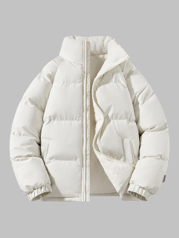 Herren Fleecegefütterte Pufferjacke
