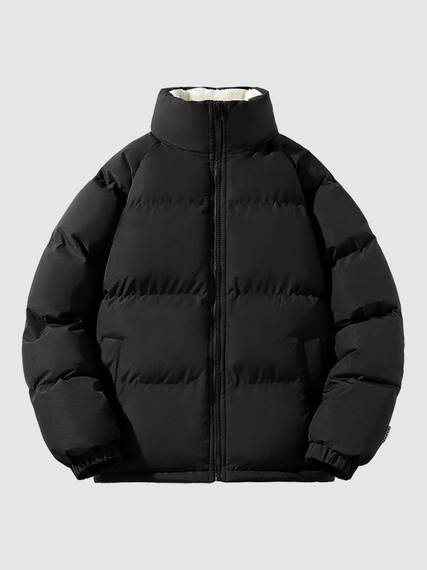 Herren Fleecegefütterte Pufferjacke