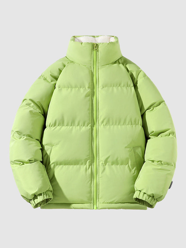 Herren Fleecegefütterte Pufferjacke
