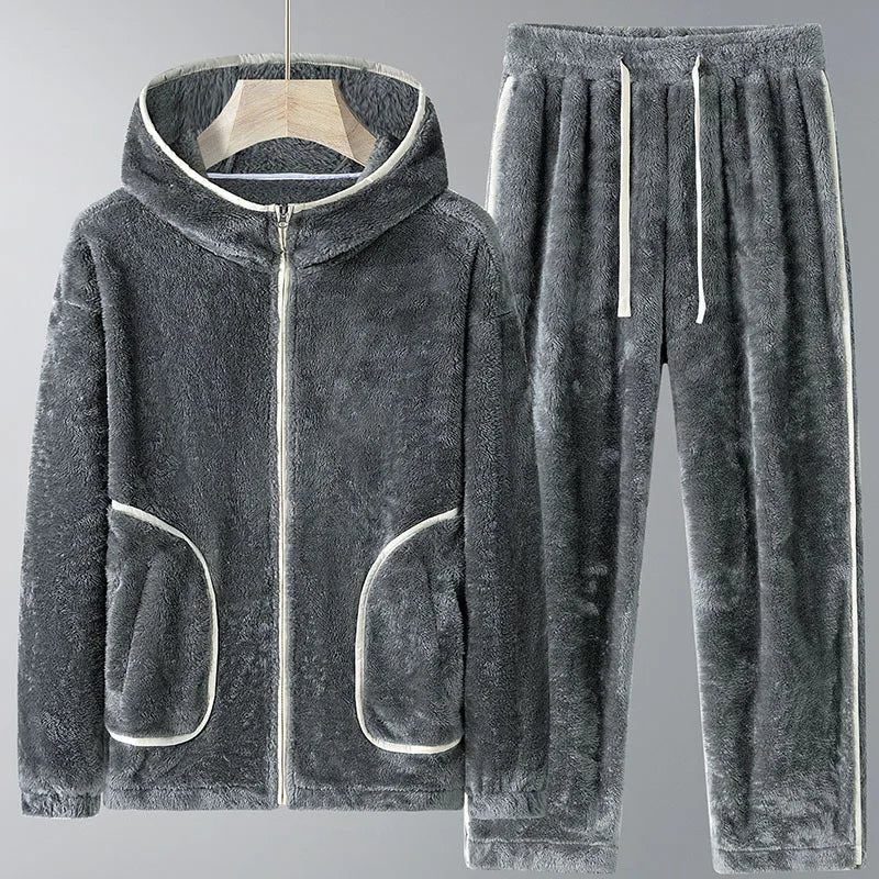 Herren Hoodie Set aus Fleece