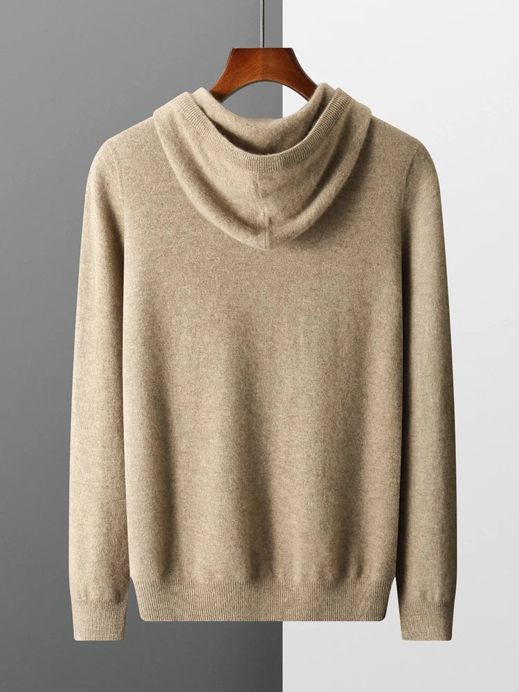 Herren Hoodie aus Wolle