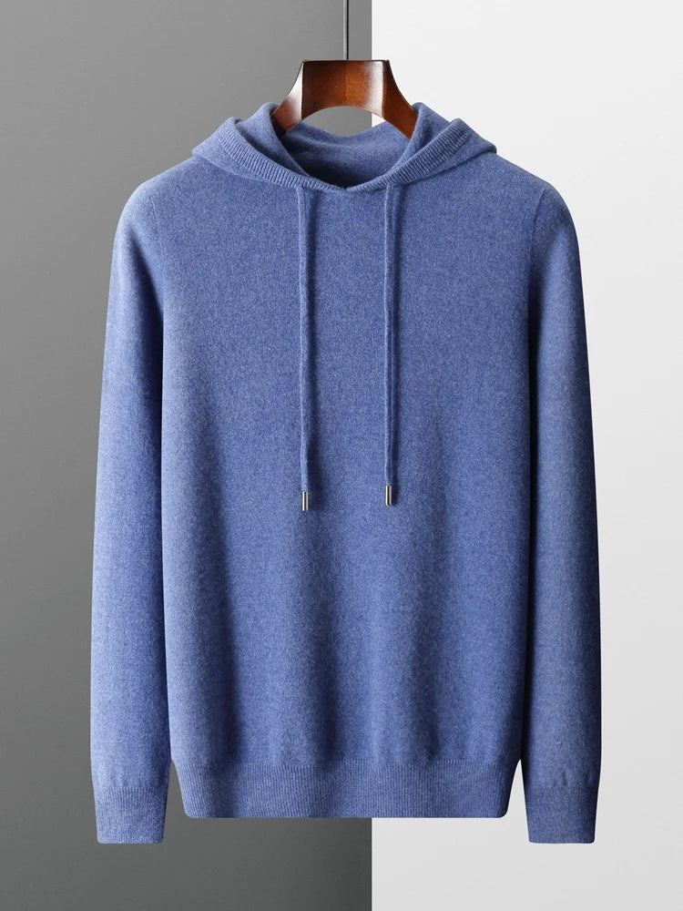 Herren Hoodie aus Wolle
