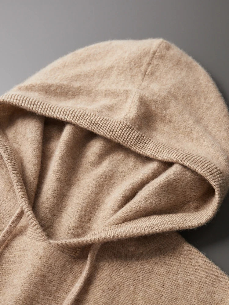 Herren Hoodie aus Wolle