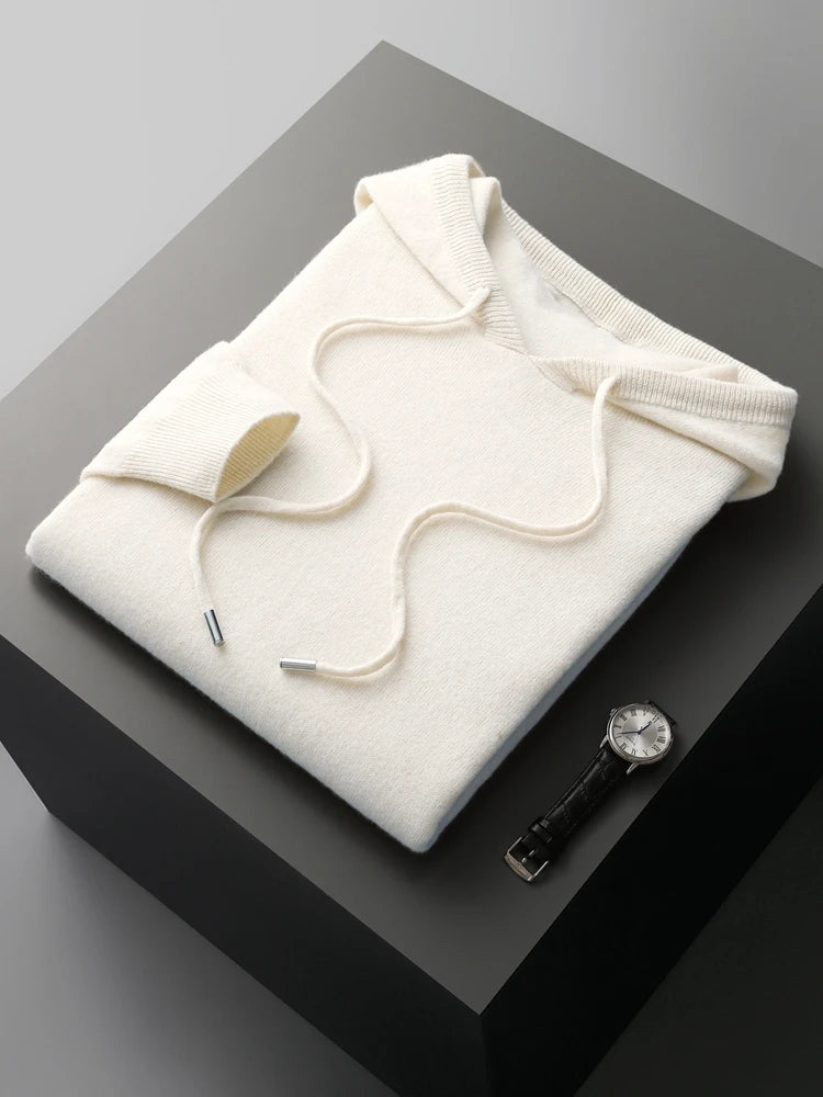 Herren Hoodie aus Wolle