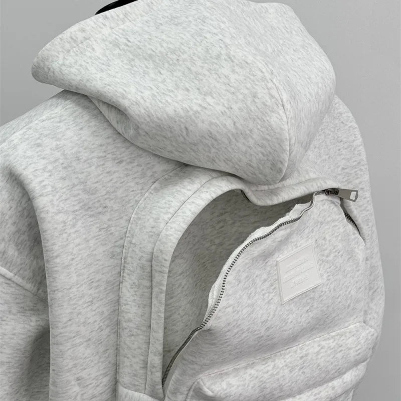 Herren Hoodie mit Rucksackdesign