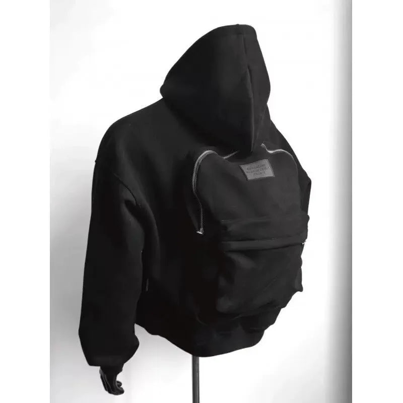 Herren Hoodie mit Rucksackdesign