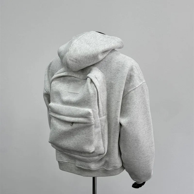 Herren Hoodie mit Rucksackdesign