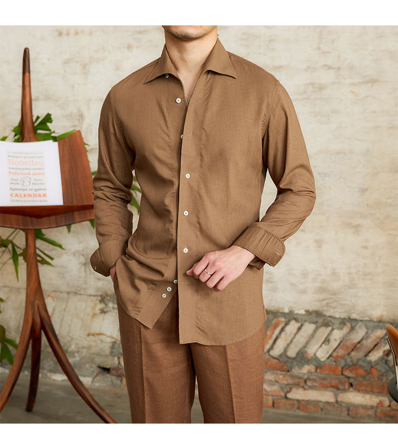Herren Klassisches Hemd für Elegante Anlässe und Alltag