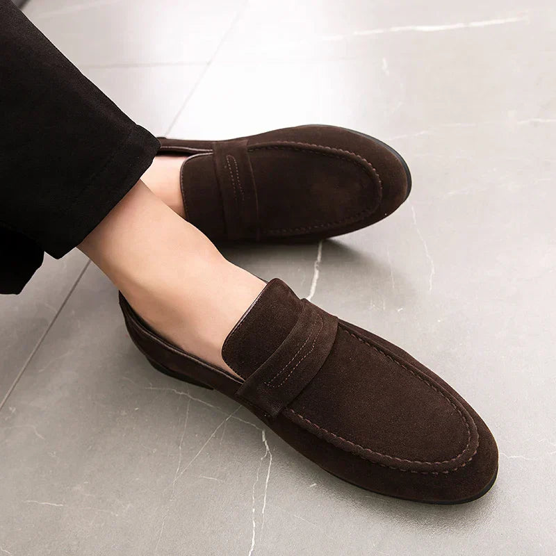 Herren Loafers aus Faux-Suède