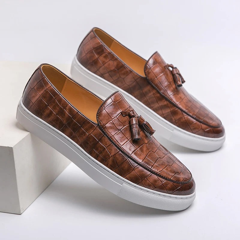 Herren Loafers aus Kunstleder
