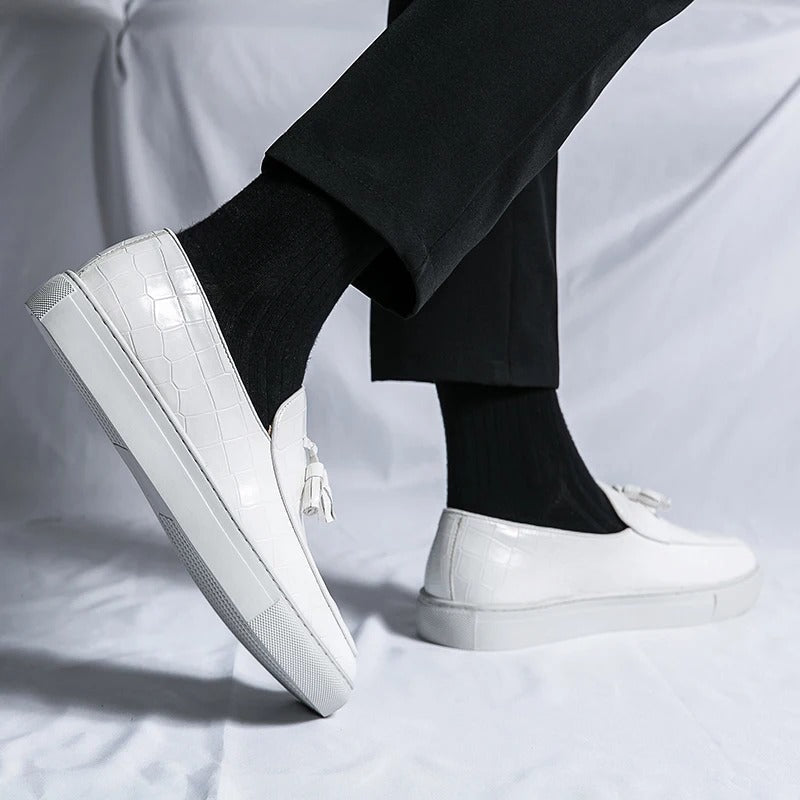 Herren Loafers aus Kunstleder