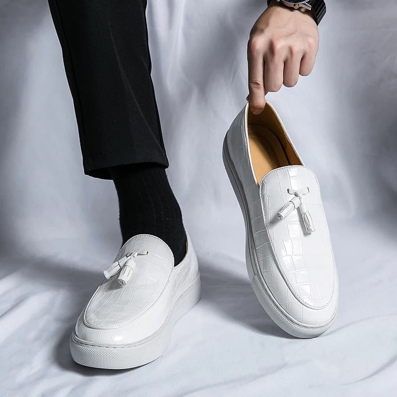 Herren Loafers aus Kunstleder