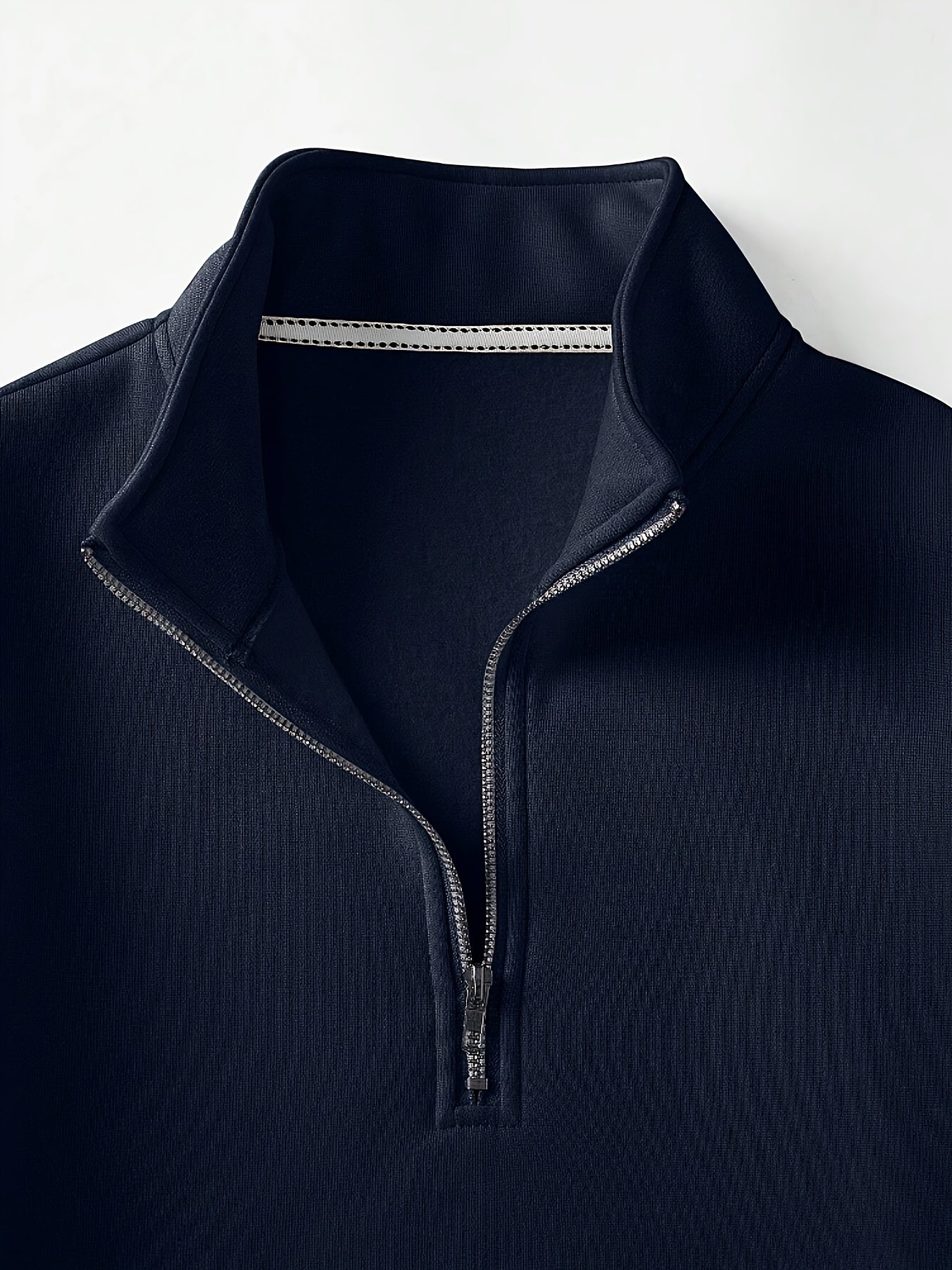Herren Pullover mit Viertelreißverschluss