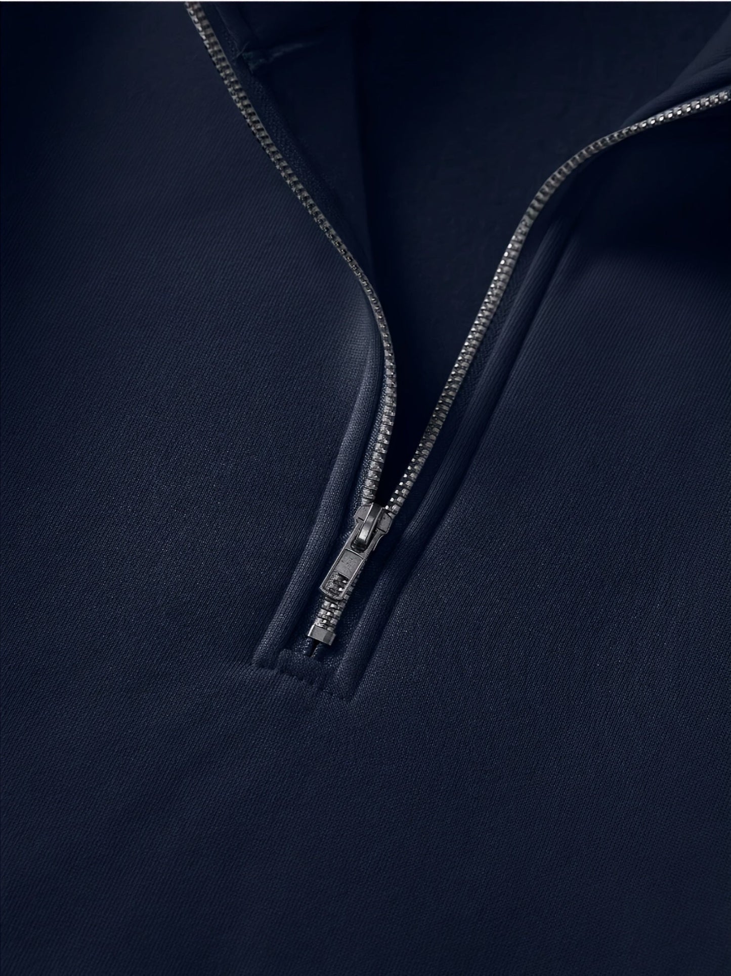 Herren Pullover mit Viertelreißverschluss