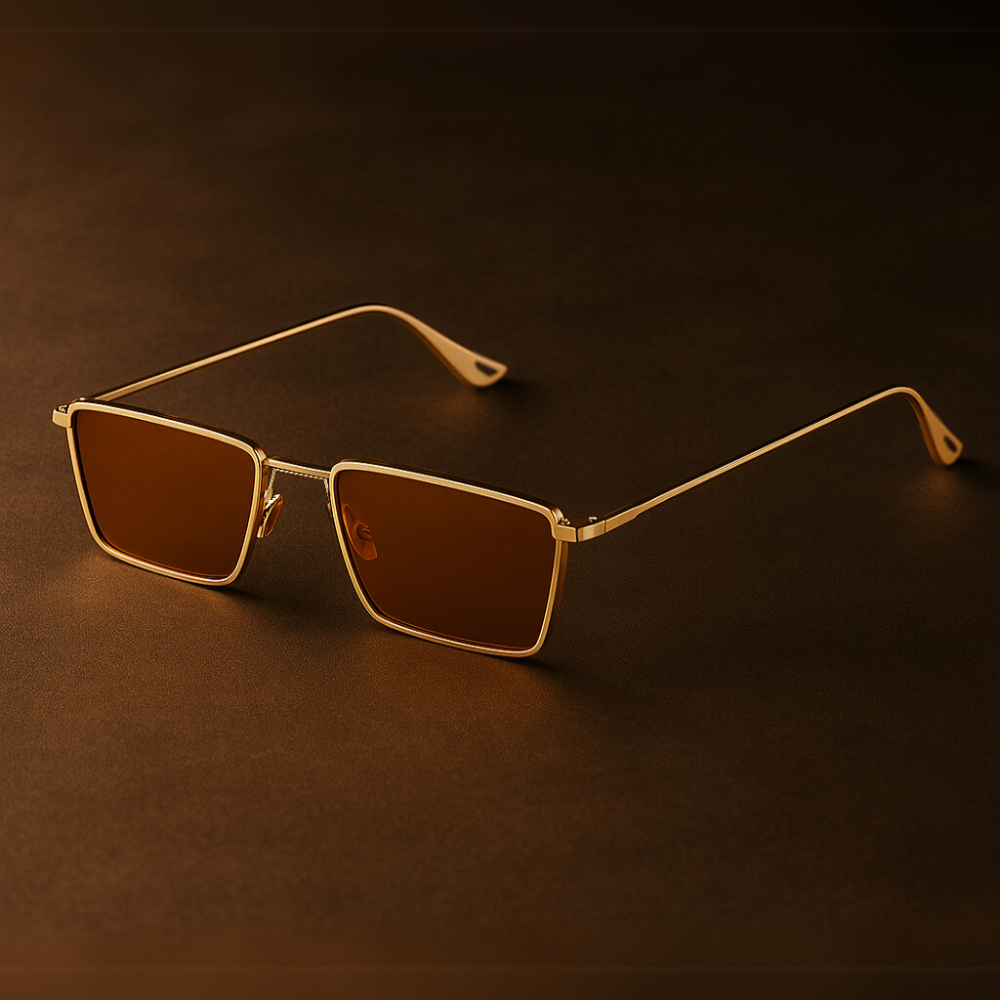 Sonnenbrille Rechteckig mit UV400-Schutz