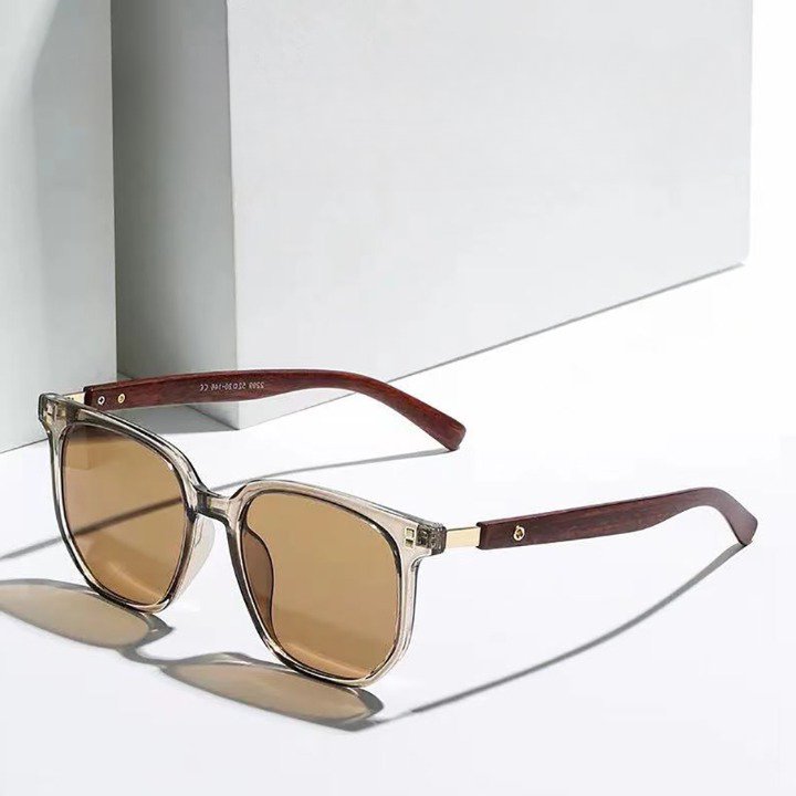 Karl | Men's wooden sunglasses in vintage style with UV400 protection
