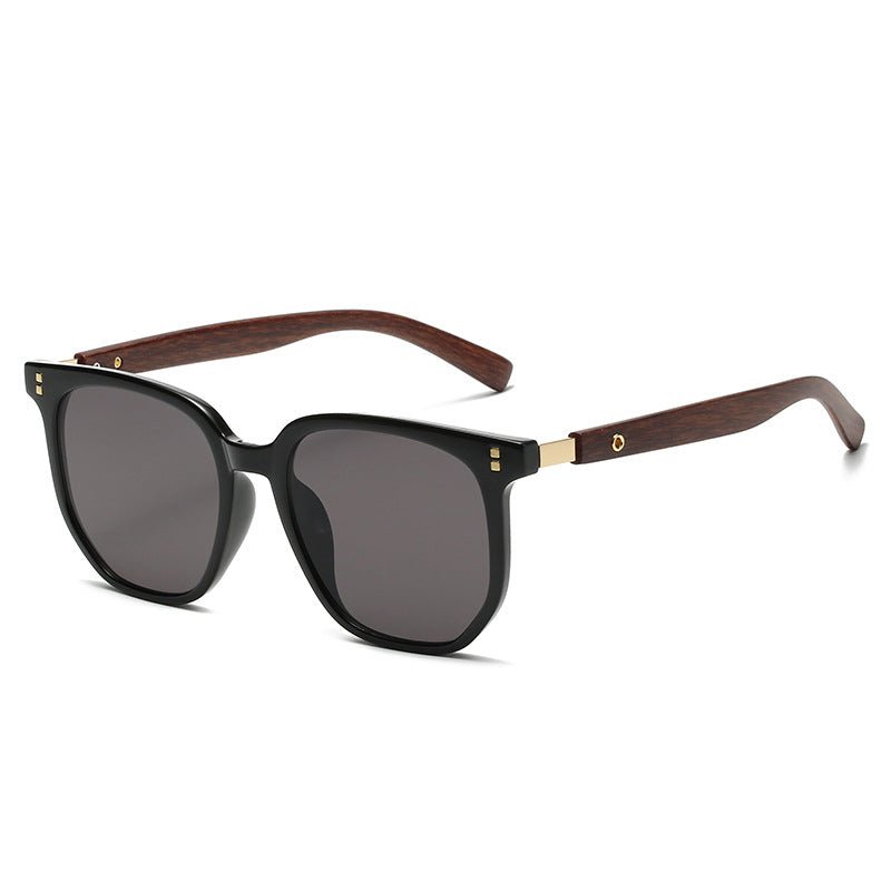 Karl | Men's wooden sunglasses in vintage style with UV400 protection