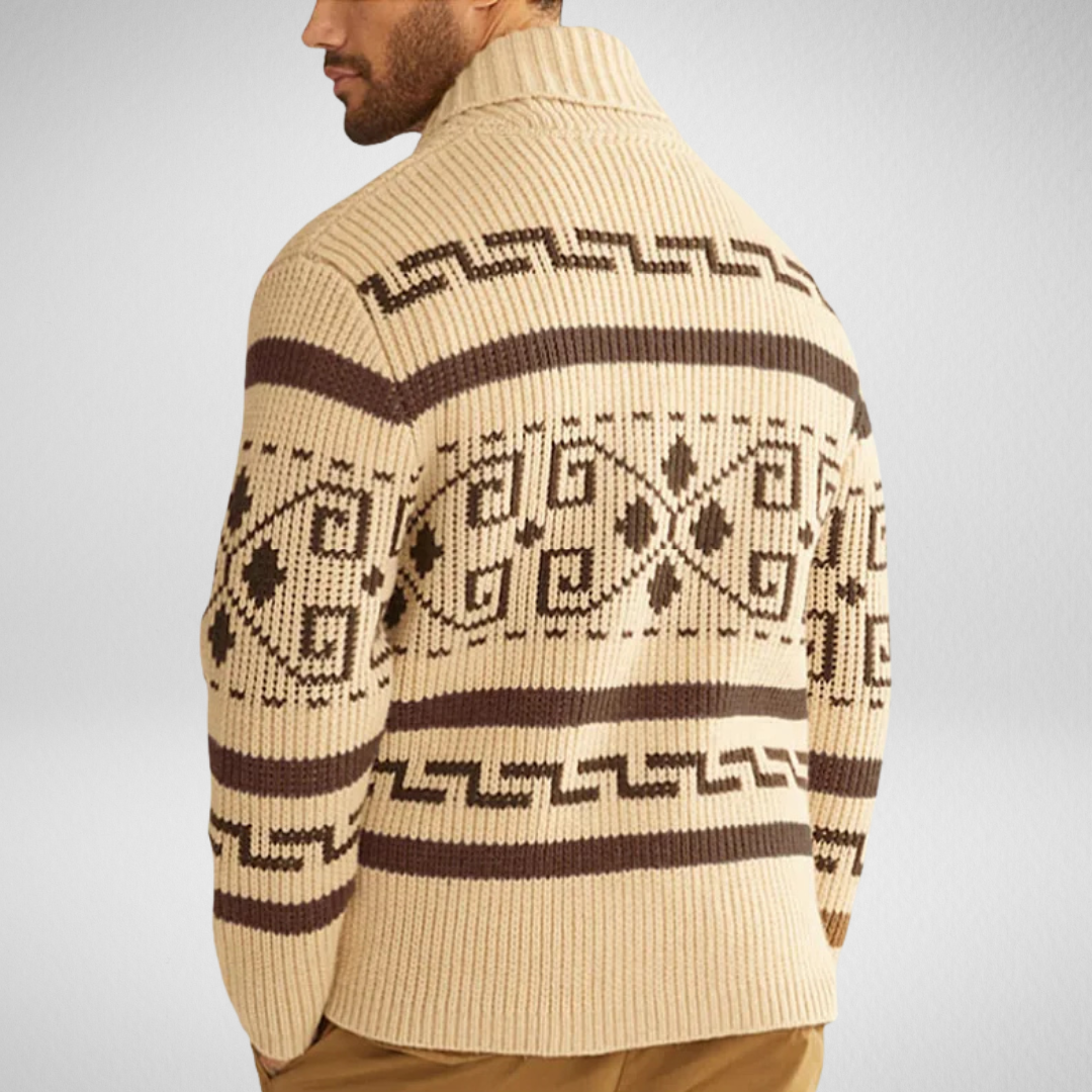 Herren Strickjacke mit Reißverschluss – Warm, Schmal Geschnitten, Klassischer Kragen, Vielseitig Kombinierbar für Herbst und Winter 5