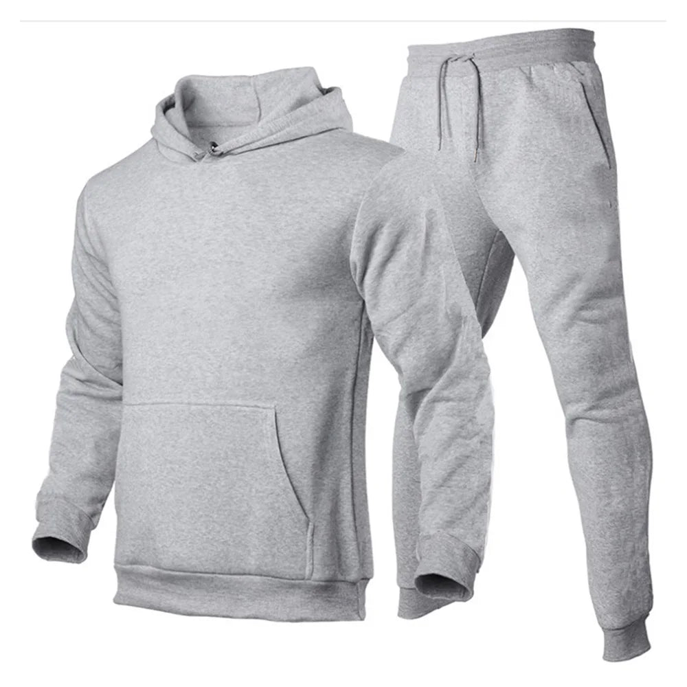 Herren Trainingsanzug mit Kapuze und Jogginghose