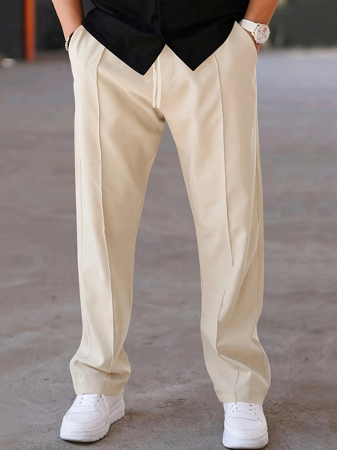 Herr Vintage Stil Byxor