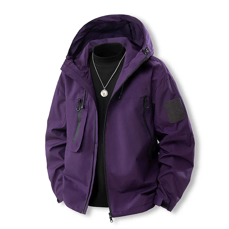Herren Wanderjacke mit Kapuze