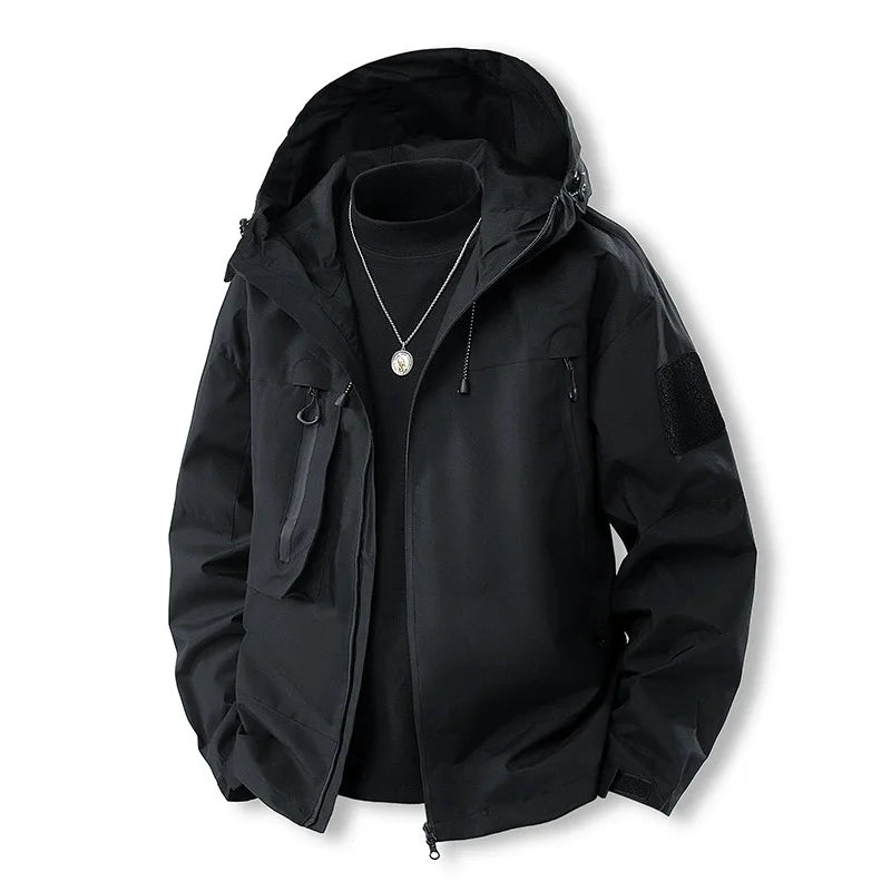 Herren Wanderjacke mit Kapuze