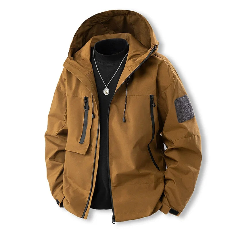 Herren Wanderjacke mit Kapuze