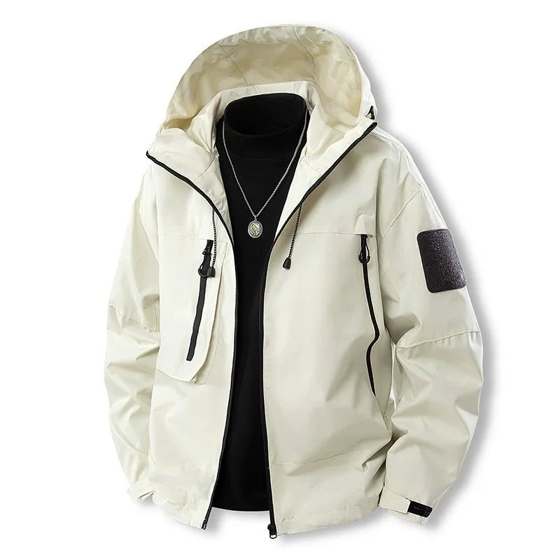 Herren Wanderjacke mit Kapuze