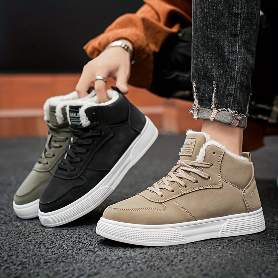 Herren Winter-Sneaker mit Hohem Schaft und Warmem Futter – Bequeme Schuhe für Outdoor-Aktivitäten 6