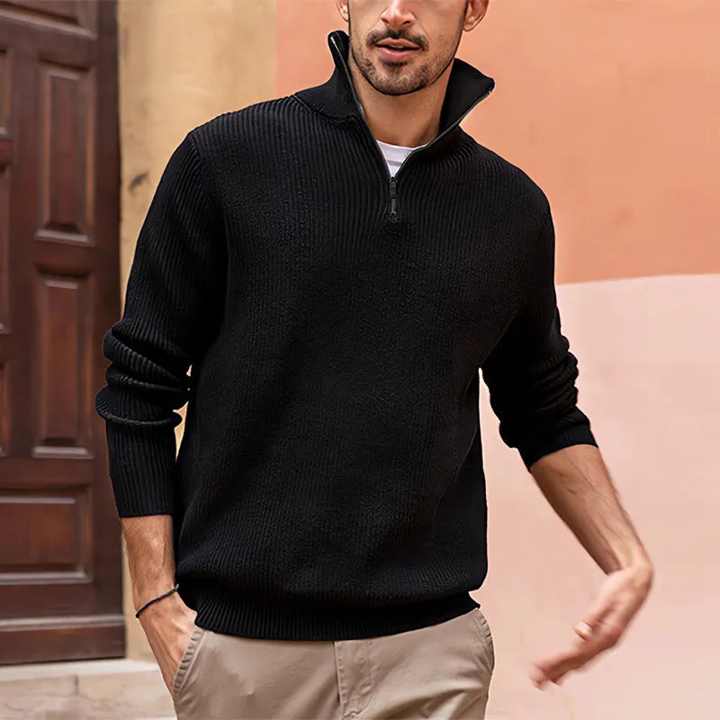 Herren Halbzip Pullover