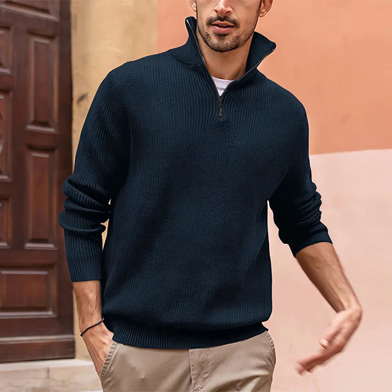 Herren Halbzip Pullover