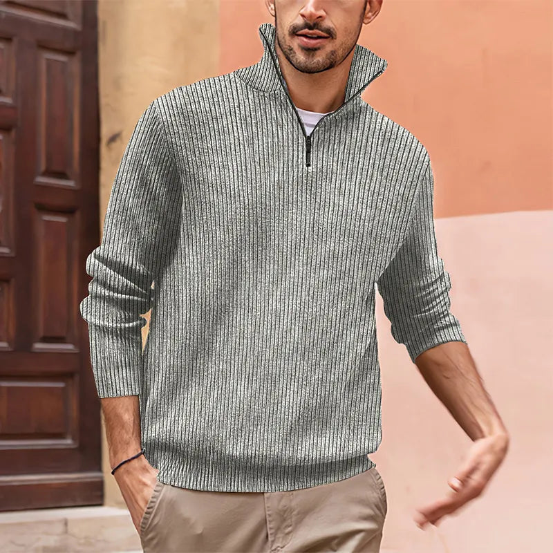 Herren Halbzip Pullover