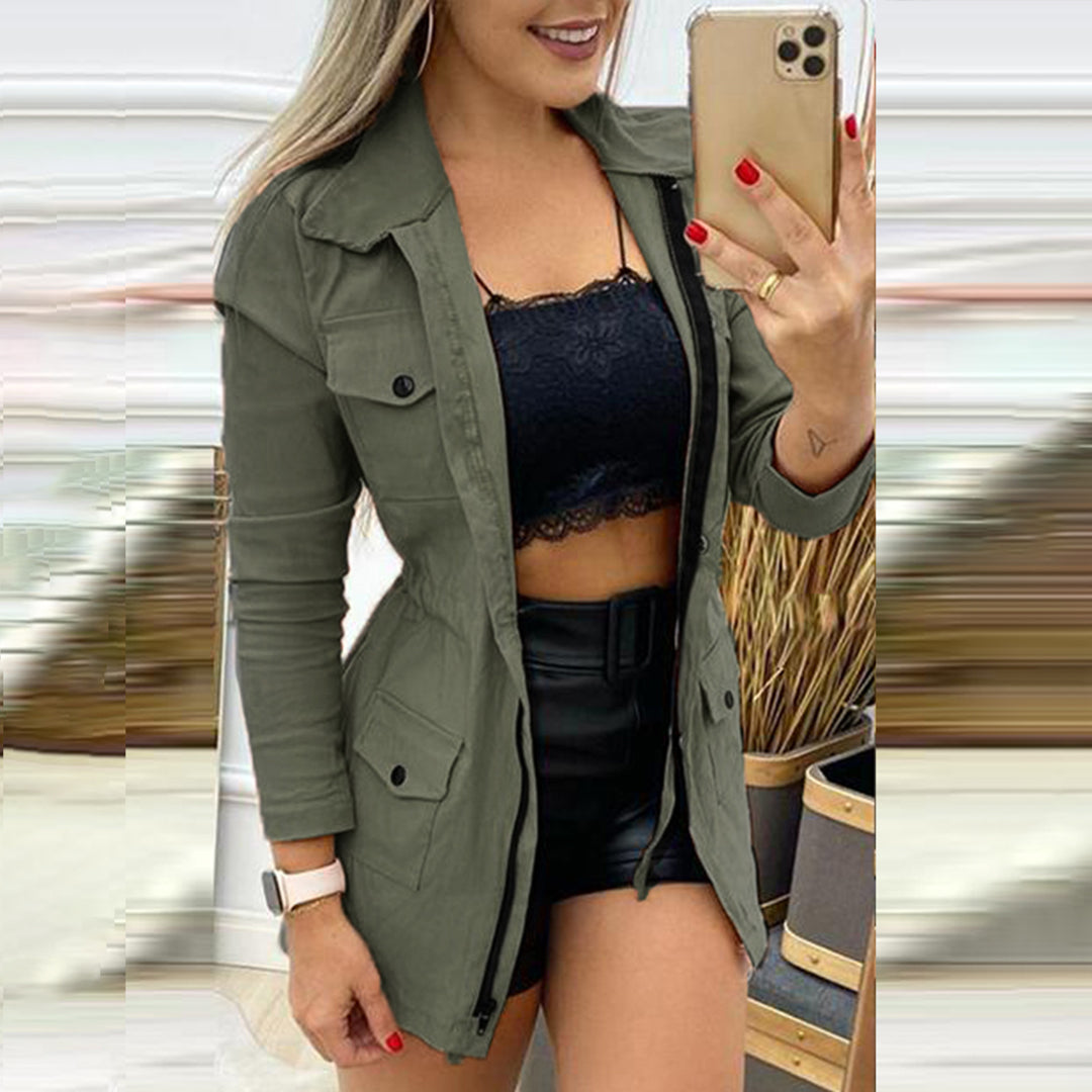 Langer Mantel für Damen