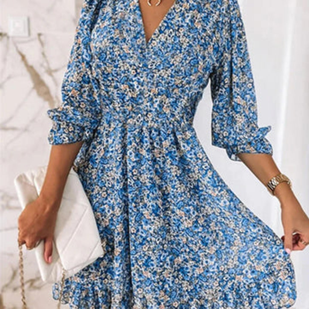Jenny | Stilvoll Midi-Sommerkleid für Frauen