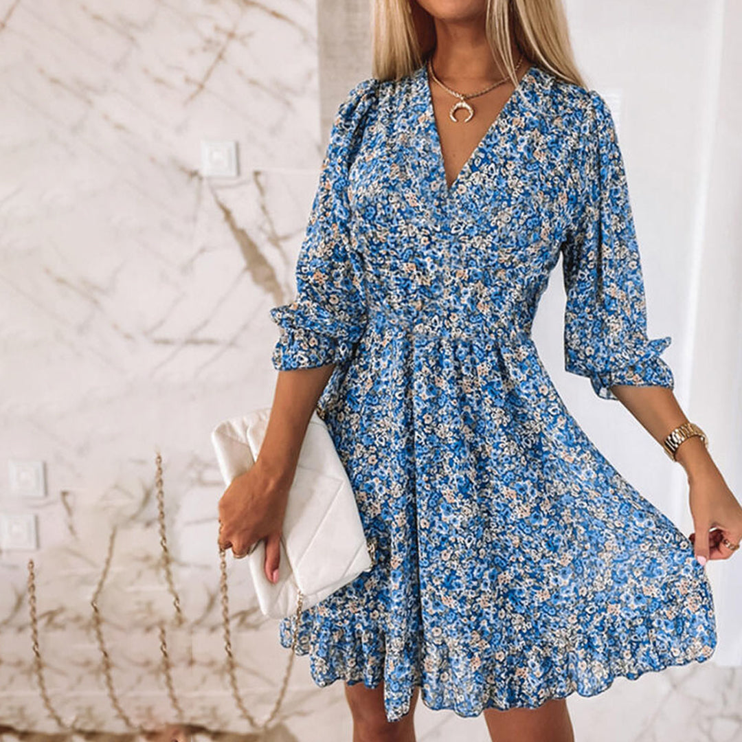 Jenny | Stilvoll Midi-Sommerkleid für Frauen