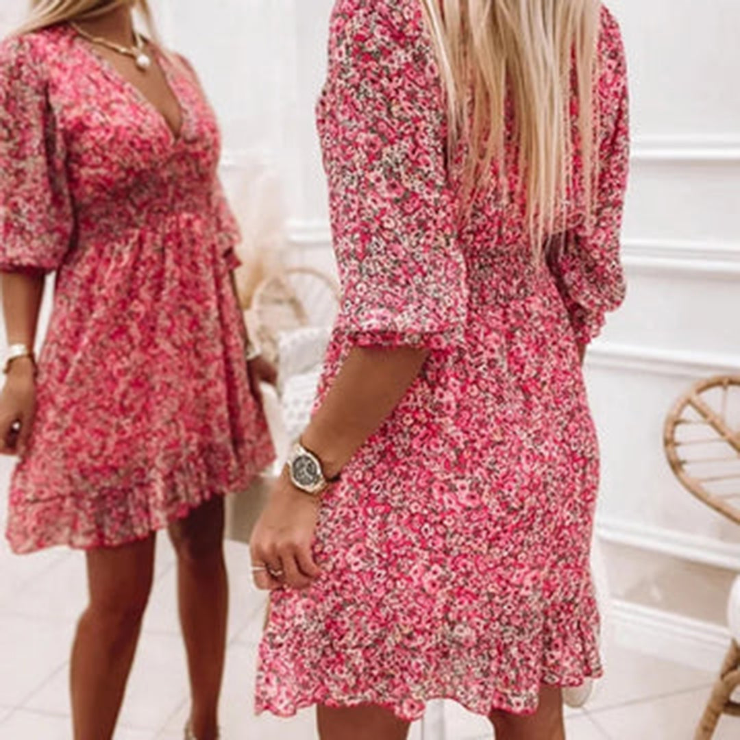 Jenny | Stilvoll Midi-Sommerkleid für Frauen